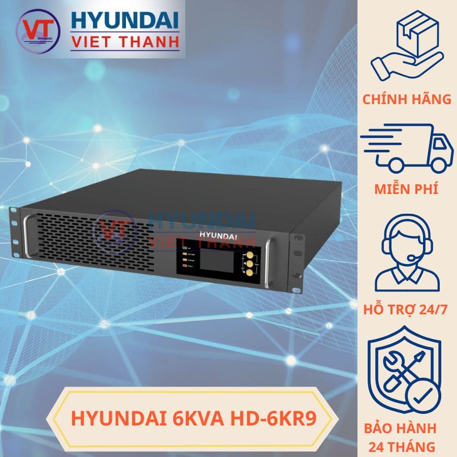 Bộ lưu điện UPS Rack 6kva HD6KR9
