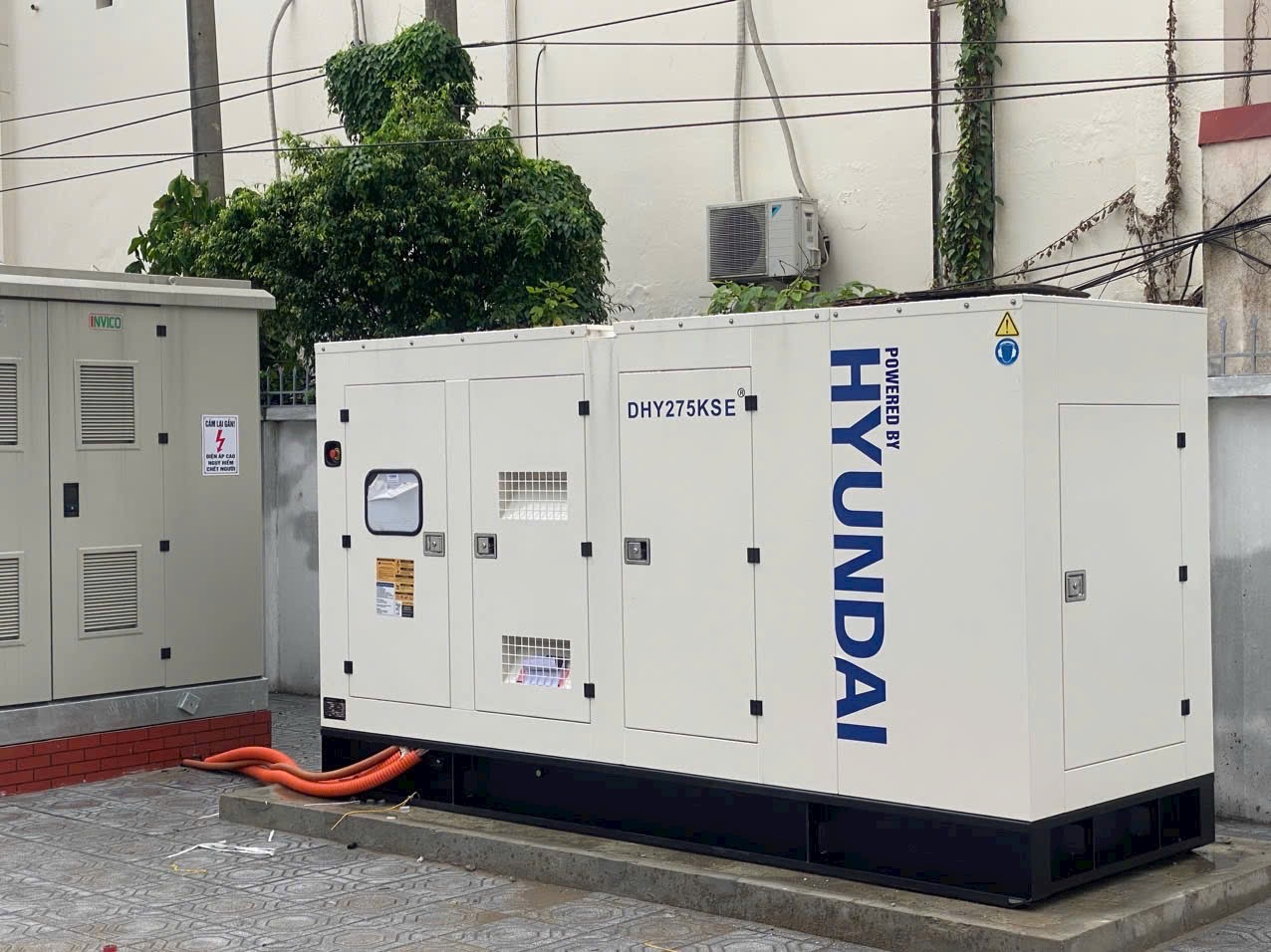 Máy phát điện Công suất 250KVA lắp ở tỉnh Thái Bình