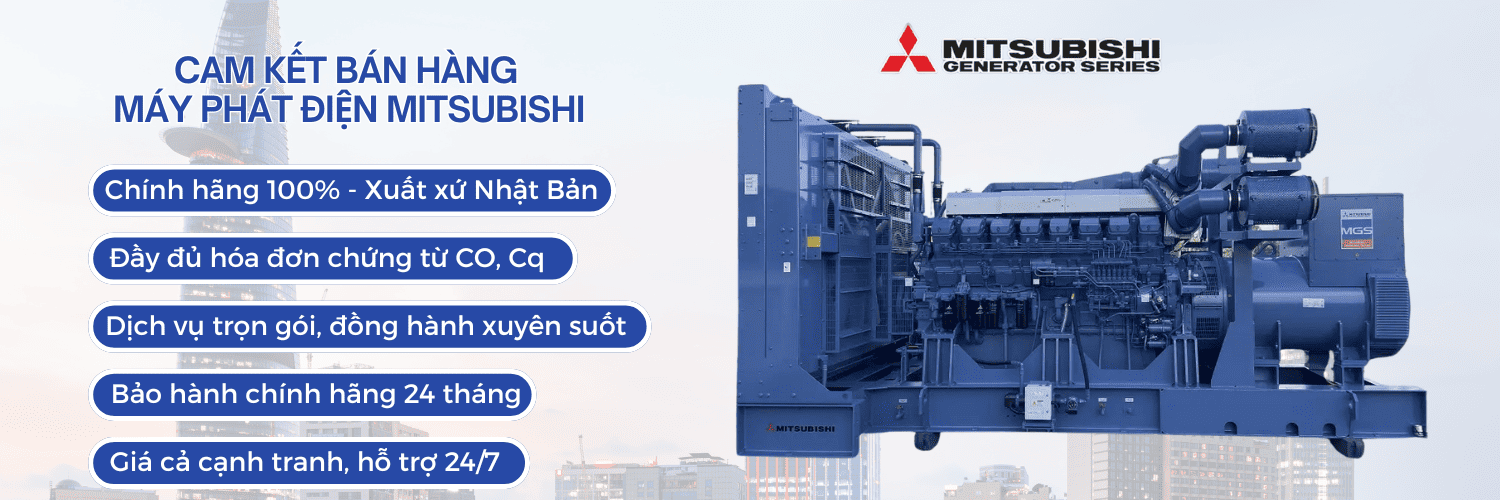 Cam kết bán hàng máy phát điện Mitsubishi (1)