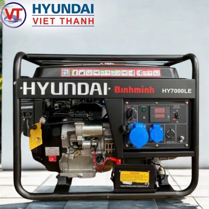 Máy phát điện 5KW Hyundai HY7000LE-ảnh 2 Máy phát điện 5KW Hyundai HY7000LE-ảnh 2