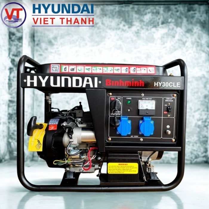 Máy phát điện Hyundai HY30CLE-Ảnh 1 Máy phát điện Hyundai HY30CLE-Ảnh 1