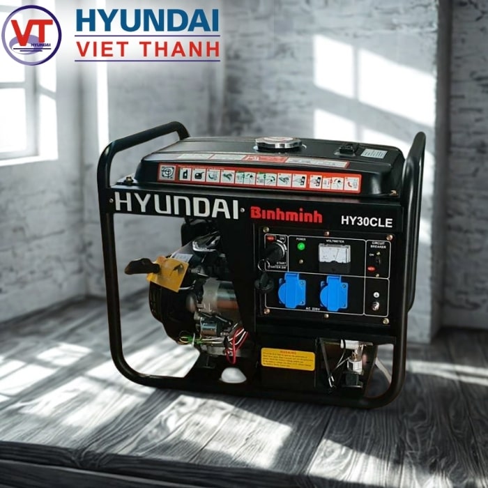 Máy phát điện Hyundai HY30CLE-Ảnh 2 Máy phát điện Hyundai HY30CLE-Ảnh 2