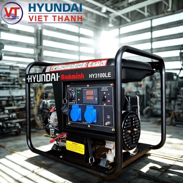 Máy phát điện Hyundai HY3100LE-ảnh 1 Máy phát điện Hyundai HY3100LE-ảnh 1