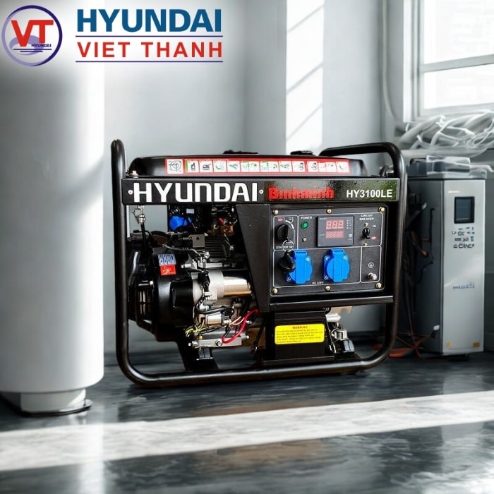 Máy phát điện Hyundai HY3100LE-ảnh 2 Máy phát điện Hyundai HY3100LE-ảnh 2