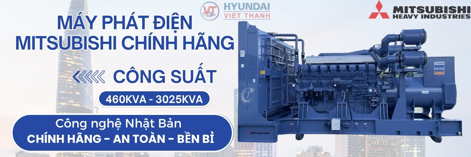 Banner máy phát điện Hyundai
