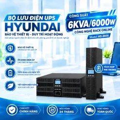 Bộ lưu điện Hyundai 6KVA HD-6KRi